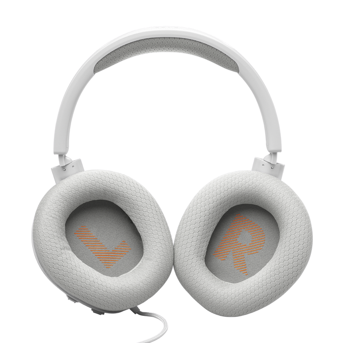 JBL Quantum 100M2 - White - Wired over-ear gaming headset with detachable mic and mute option - Detailshot 4 image number null